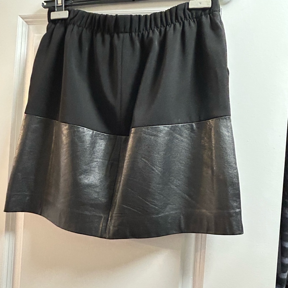 Vince Combo Leather Skirt worn once